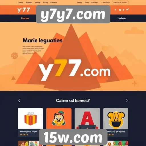 Navegação intuitiva e design atraente no y7y7.com